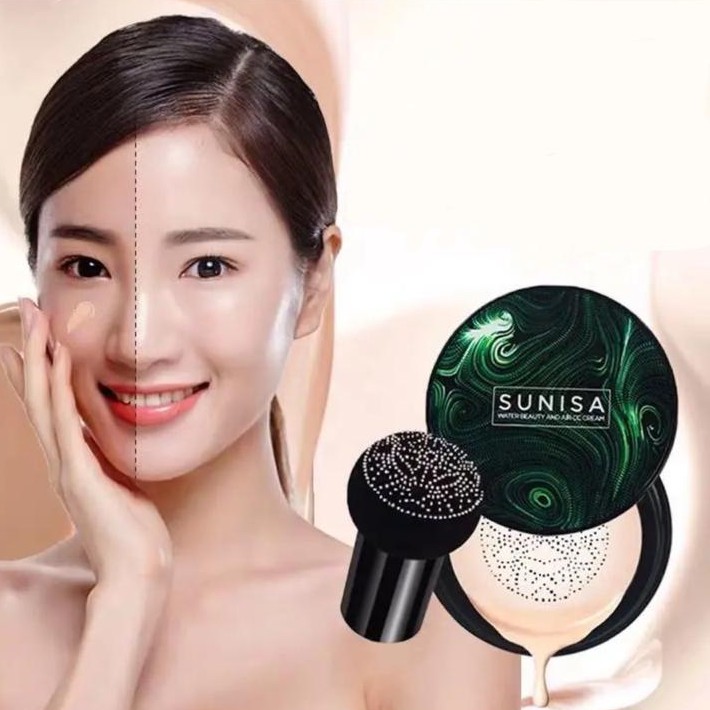 SUNISA CC CREAM AIR CUSHION 100% ORI WATERPROOF