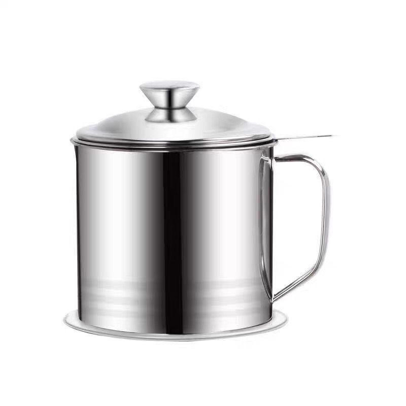 OIL POT WADAH SARINGAN MINYAK STAINLESS STELL 1.3 LITER TEMPAT SARINGAN MINYAK GORENG JRW0108