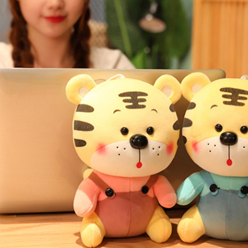 Mary9/13in Mainan Figure Boneka Harimau Untuk Boneka Interaktif Mainan Mewah Lucu Dicuci Sofa Ornamen Pacar Lahir