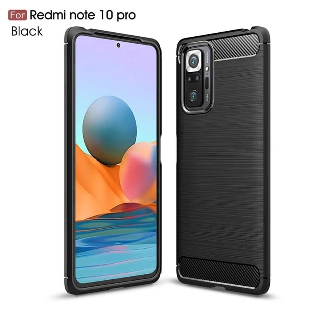 XIAOMI REDMI NOTE 11 PRO 5G 10 10S 10 5G 10 PRO 9 9 PRO SOFT CASE BRUSHED CARBON