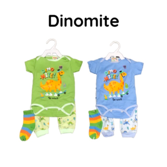 Setelan Jumpsuit Baby 3 in 1 NOODLE  Motif BANYAK