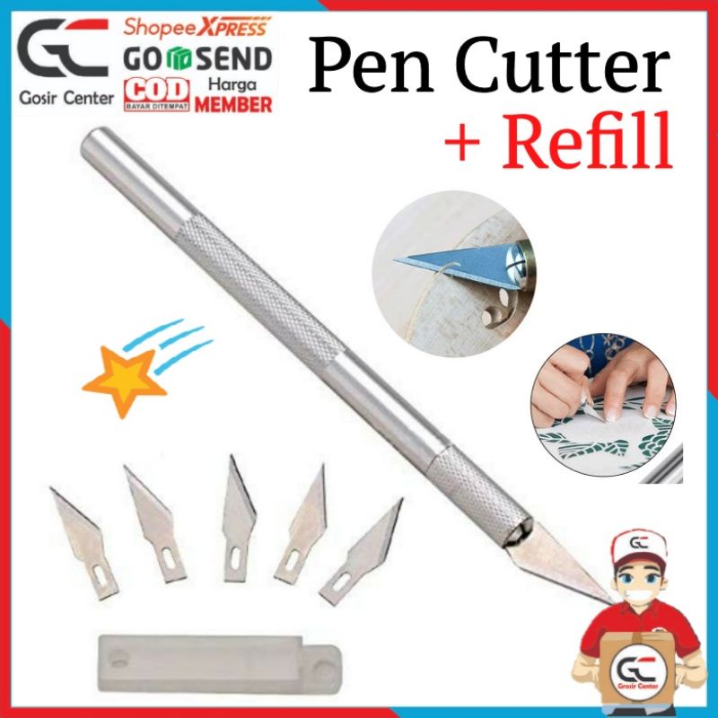 

PC1G | Pen Cutter Set Silver + ISI | ZM | ZT