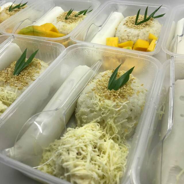 

Durian sticky rice