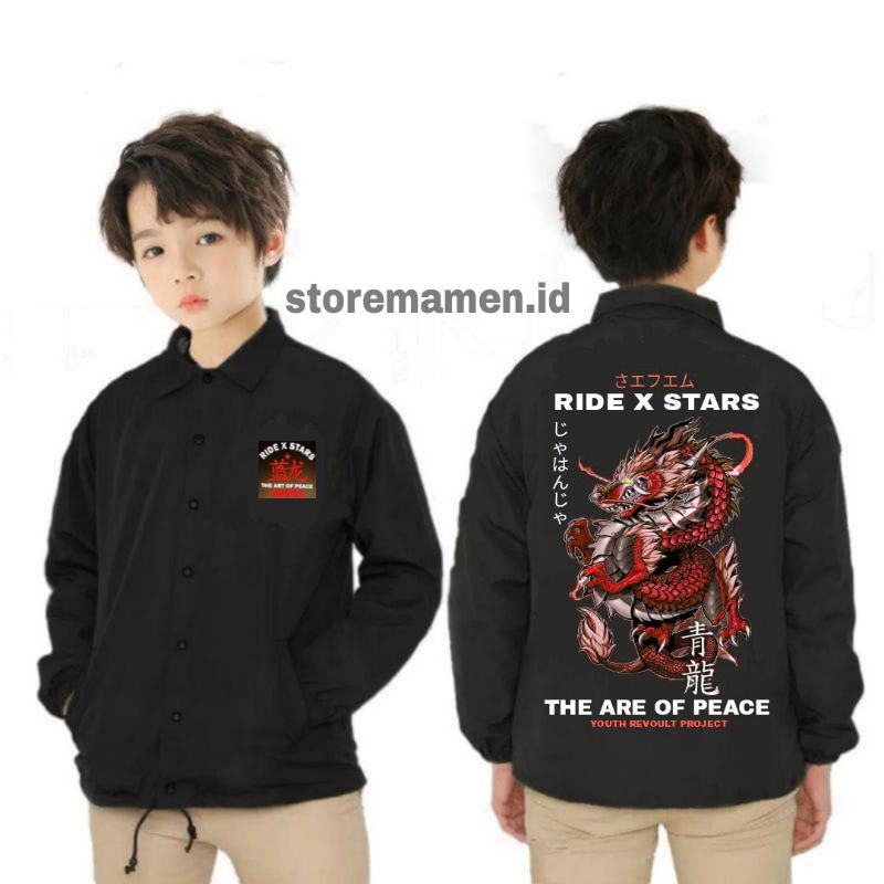 JAKET COACH NAGA ANAK ANAK ICE  MODEL TERBARU /JAKET NAGA/JAKET PARASUT/JAKET ORI/JAKET DISTRO/JAKET ORI PREMIUM/JAKET KEKINIAN/JAKET RAFI AHMAD