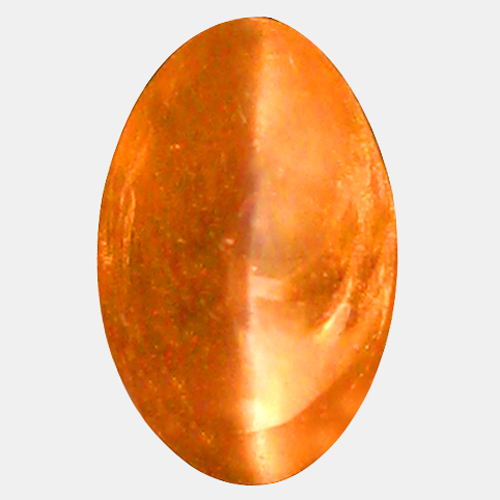 Oval Cabochon 0.43ct 4.9x3.2mm Color Change Green to Orange Natural Alexandrite Srilanka AXD012