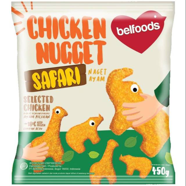 

Belfoods Nugget Safari 450gr