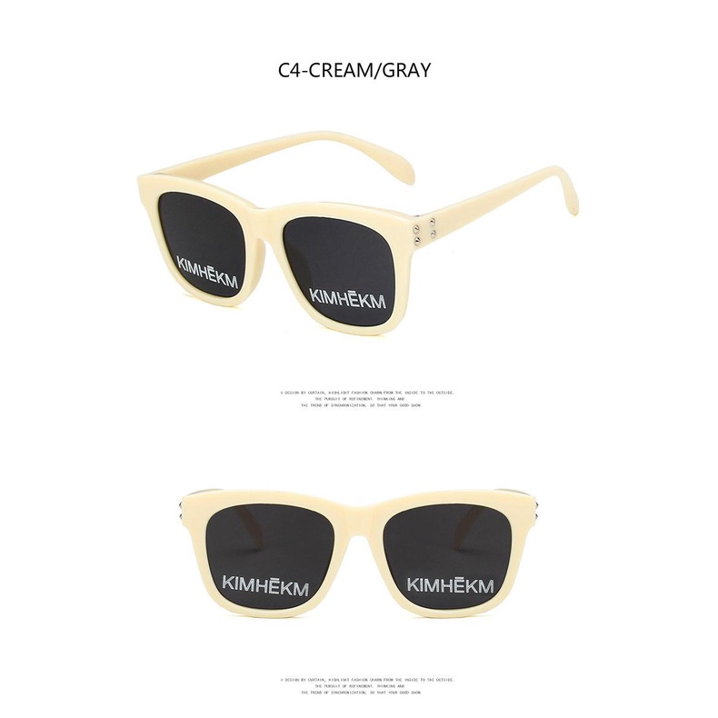 2020 new KIMHEKIM letters retro fashion sunglasses