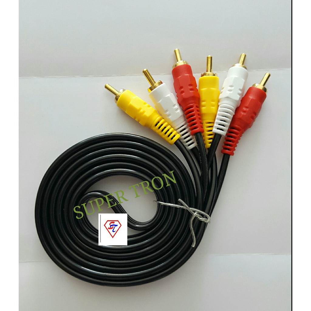 Kabel RCA 3-3 1.5Mtr