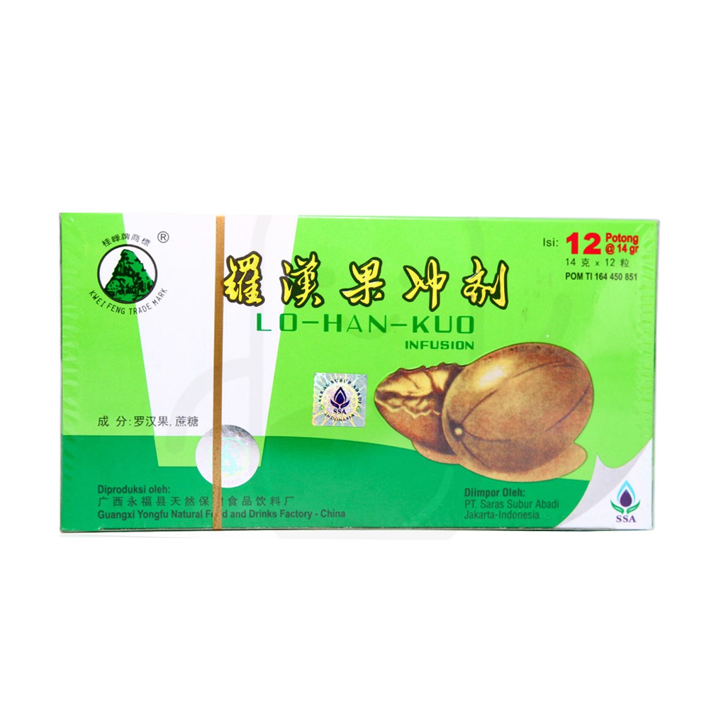 

LO-HAN-KUO Infusion (12 potong 14gr).