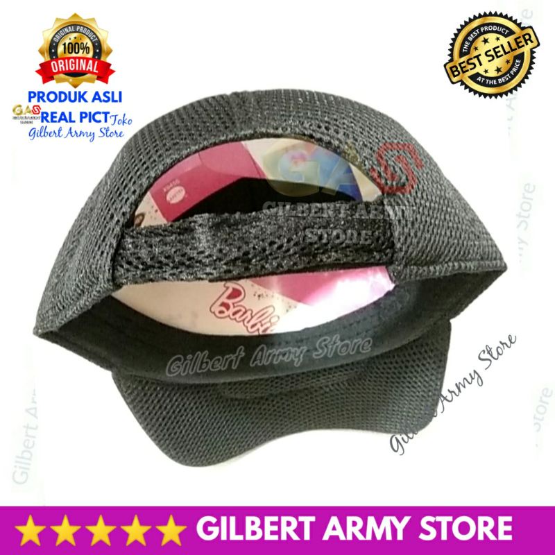 Topi jaring Sniper Hitam Bordir GILBERT ARMY STORE Tactical Hat Pria Terbaru