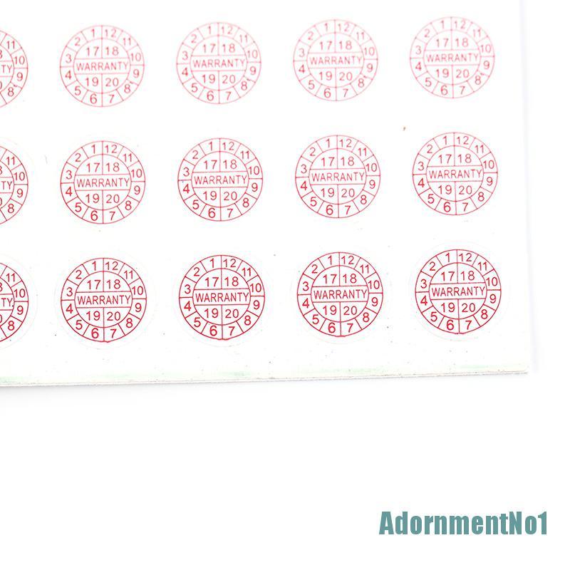 (AdornmentNo1) 208pcs / Set Stiker Label Segel Anti Rusak Untuk Keamanan