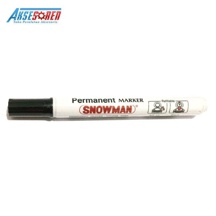 

Spidol Papan Tulis White Board Marker Snowman AG12 [Permanen] / Whiteboard Permanent AG-12