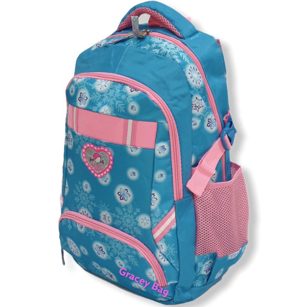 GB-77920S Tas Ransel Anak Perempuan Silvergirl Motif Snowflakes