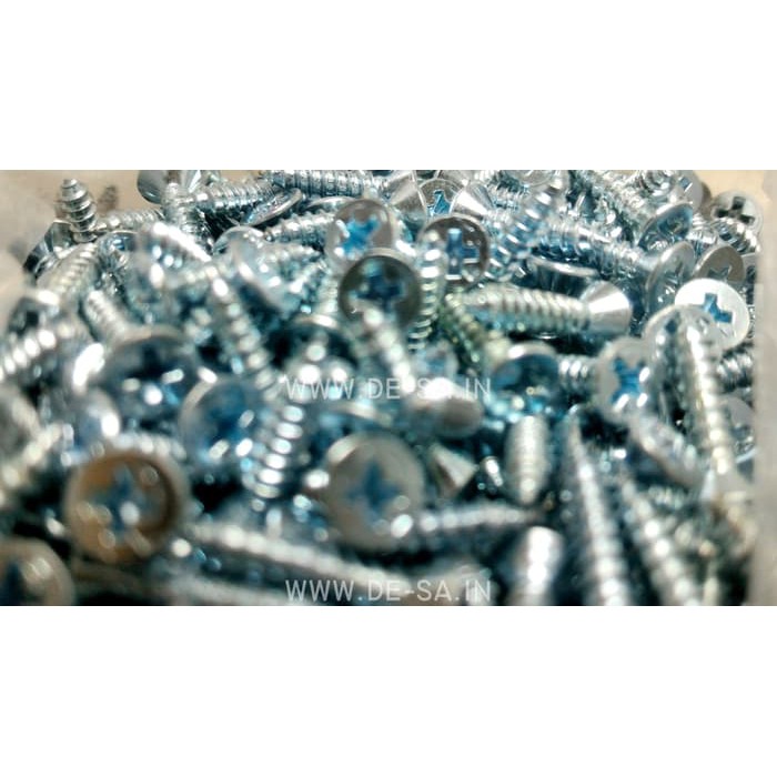 100 x Moon Lion Skrup #6 x 30MM - Self Tapping Flat Head Screw (Skrup Lion #6 X 1-1/4&quot;)