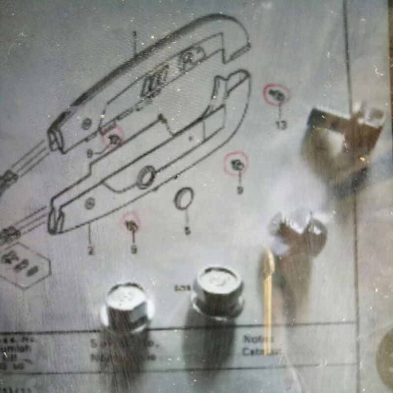 baut tutup rantai honda astrea grand prima star original