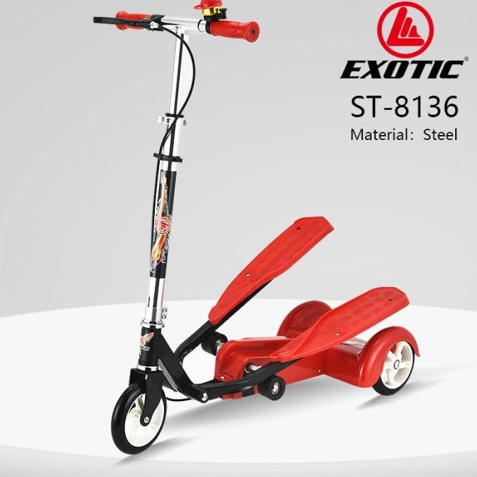 Skuter Otoped Anak Scooter Injak Dua Pedal Exotic ST 8136