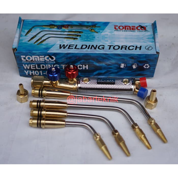 WELDING TORCH MODEL GLOOR STANG LAS KARBIT TOMECO SET New / Original