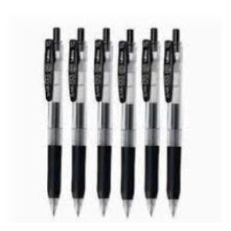 

Cantik Pulpen Zebra Sarasa 1.0 Black / Hitam / Blue / Biru - Hitam Terbatas