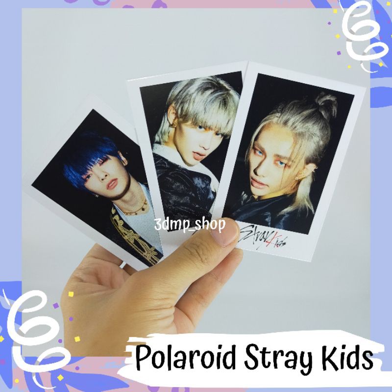 [10 lembar] Polaroid Stray kids kpop In life Hyunjin Felix Jeongin Seungmin Han Changbin Bangchan