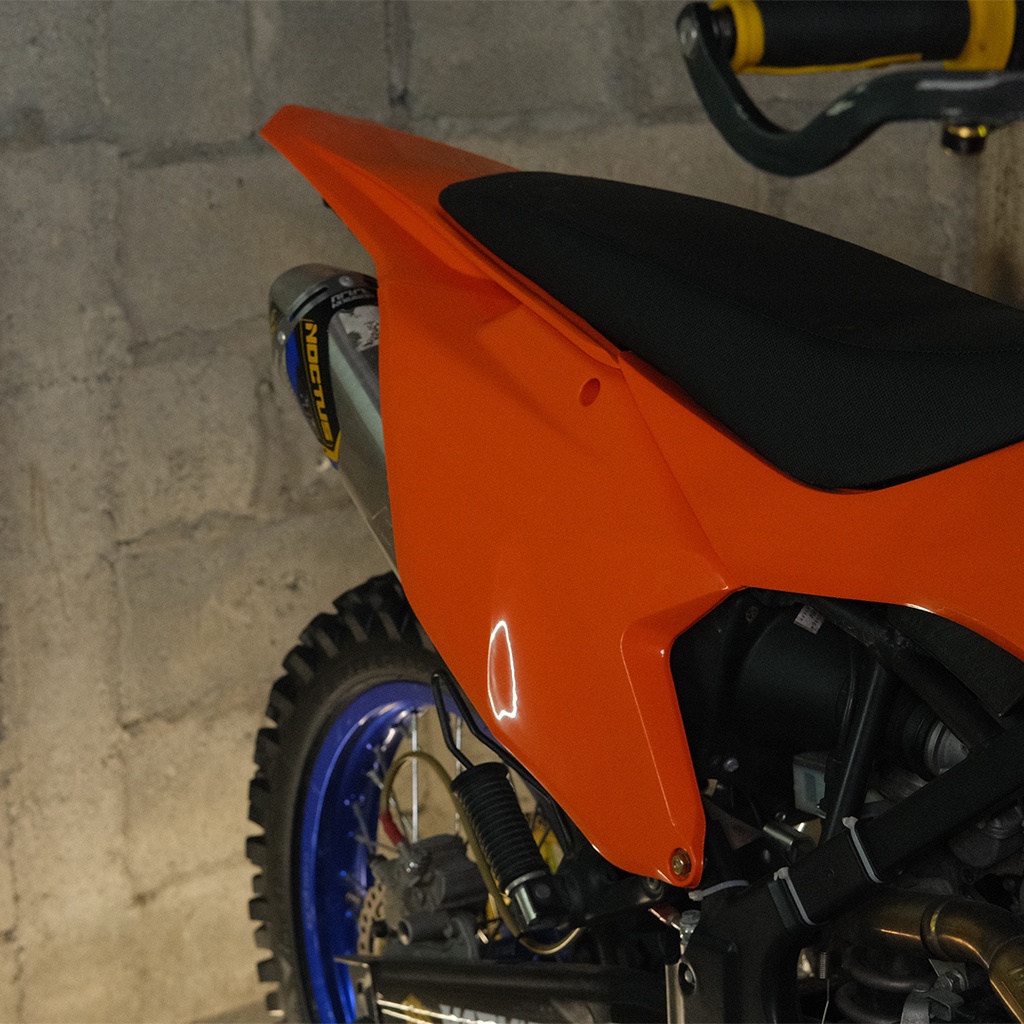 Side Panel Cover Body Belakang HRV KTM 250 2017 Hitam Orange Putih