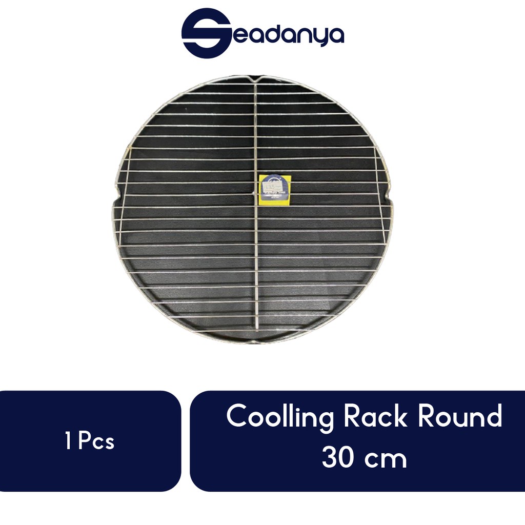 

Coolling Rack Round 30cm 1 Pcs-Coolling Rack/Coolling Rack Bulat/Coolling Rack Round Bagus/Cake/Bolu/Brownies