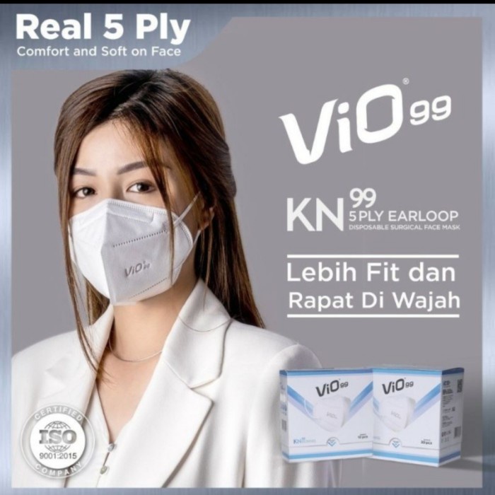 Masker Vio KN99 . Masker Vio KN95 Nude isi 10