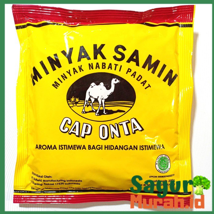 

Minyak Samin Cap Onta | Minyak Nabati Padat 200g