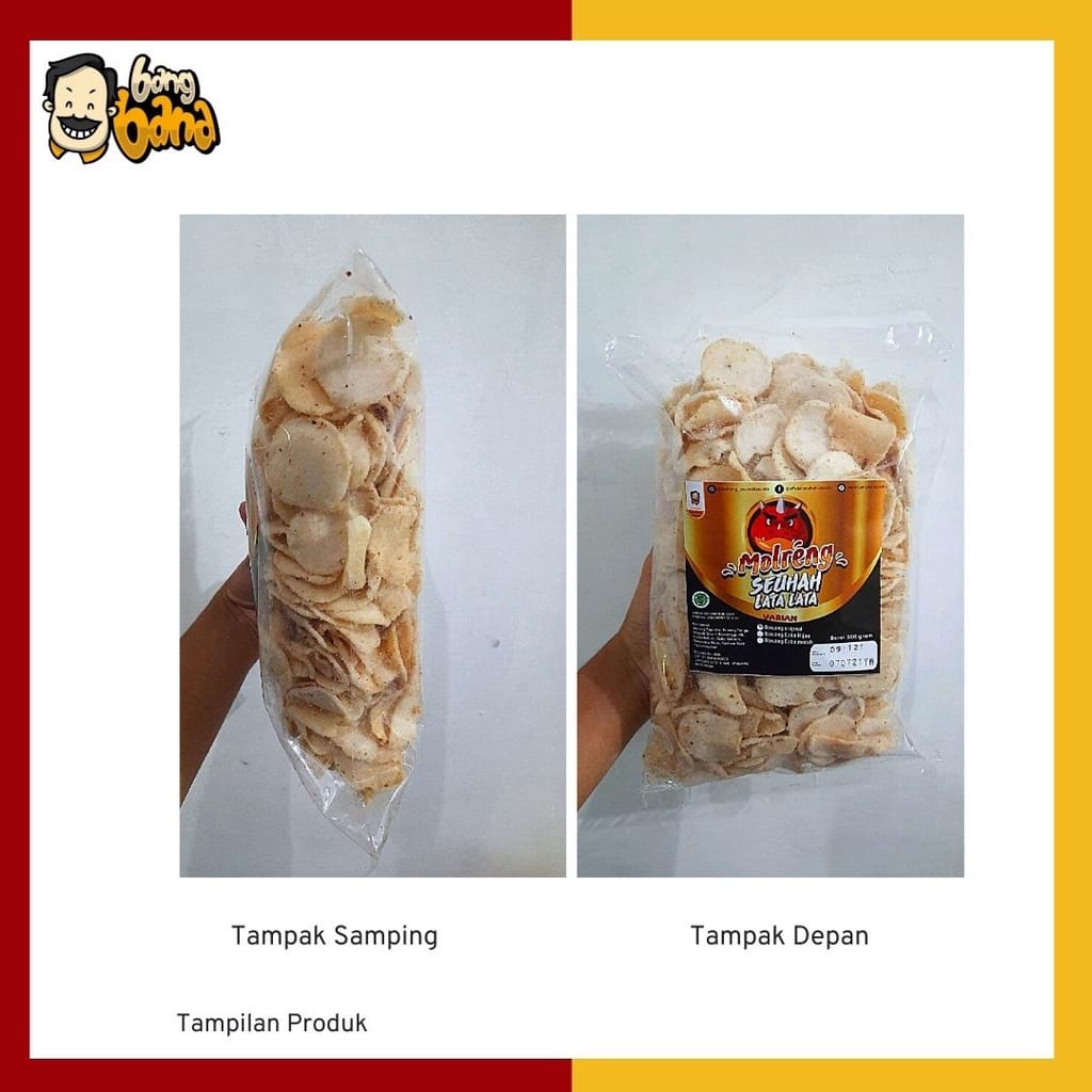 Keripik Moring Molring Molreng Seuhahlatalata Cimol Goreng 500 Gram