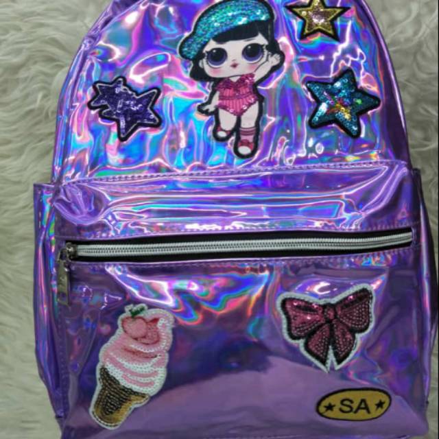 Tas anak lol hologram