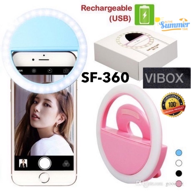 VIBOX LAMPU SELFIE MINI SF360 RING LIGHT MINI TIK TOK SHINY