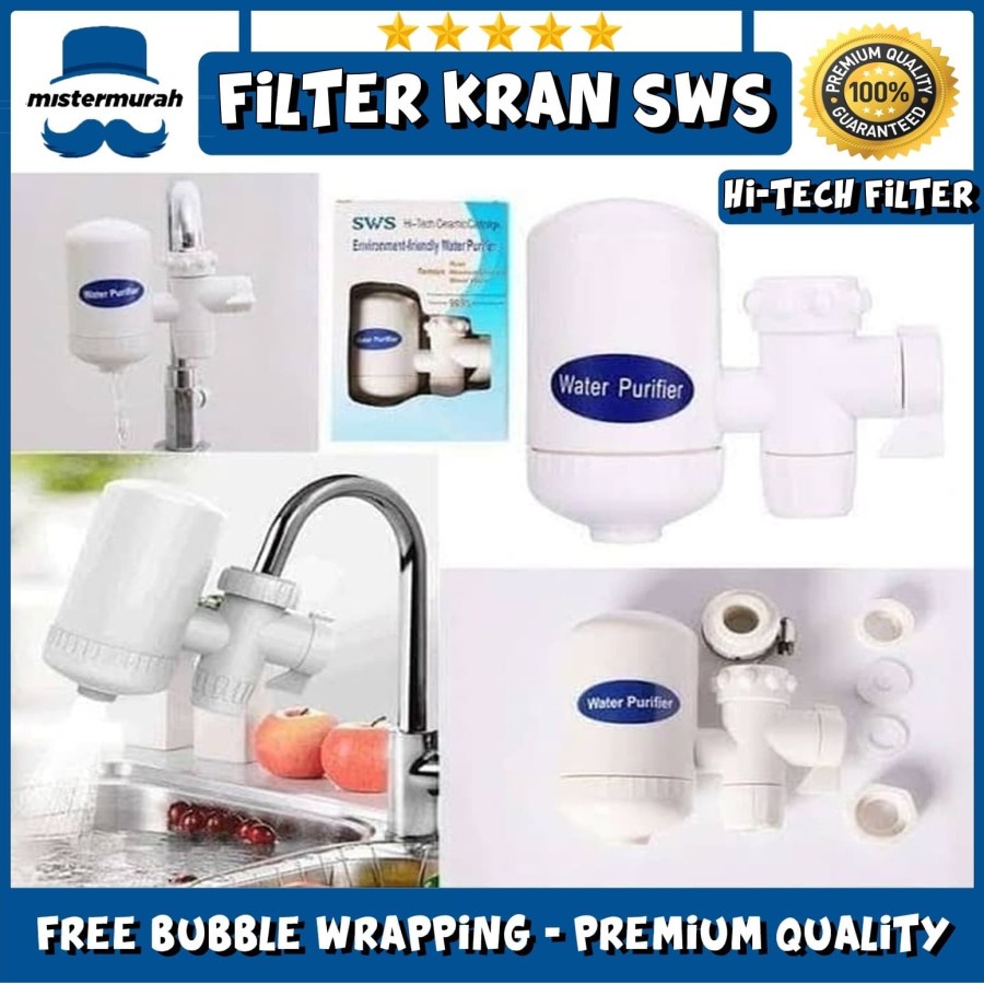 Filter Saringan Keran Air Water Purifier SWS Hi-Tech Ceramic Cartridge