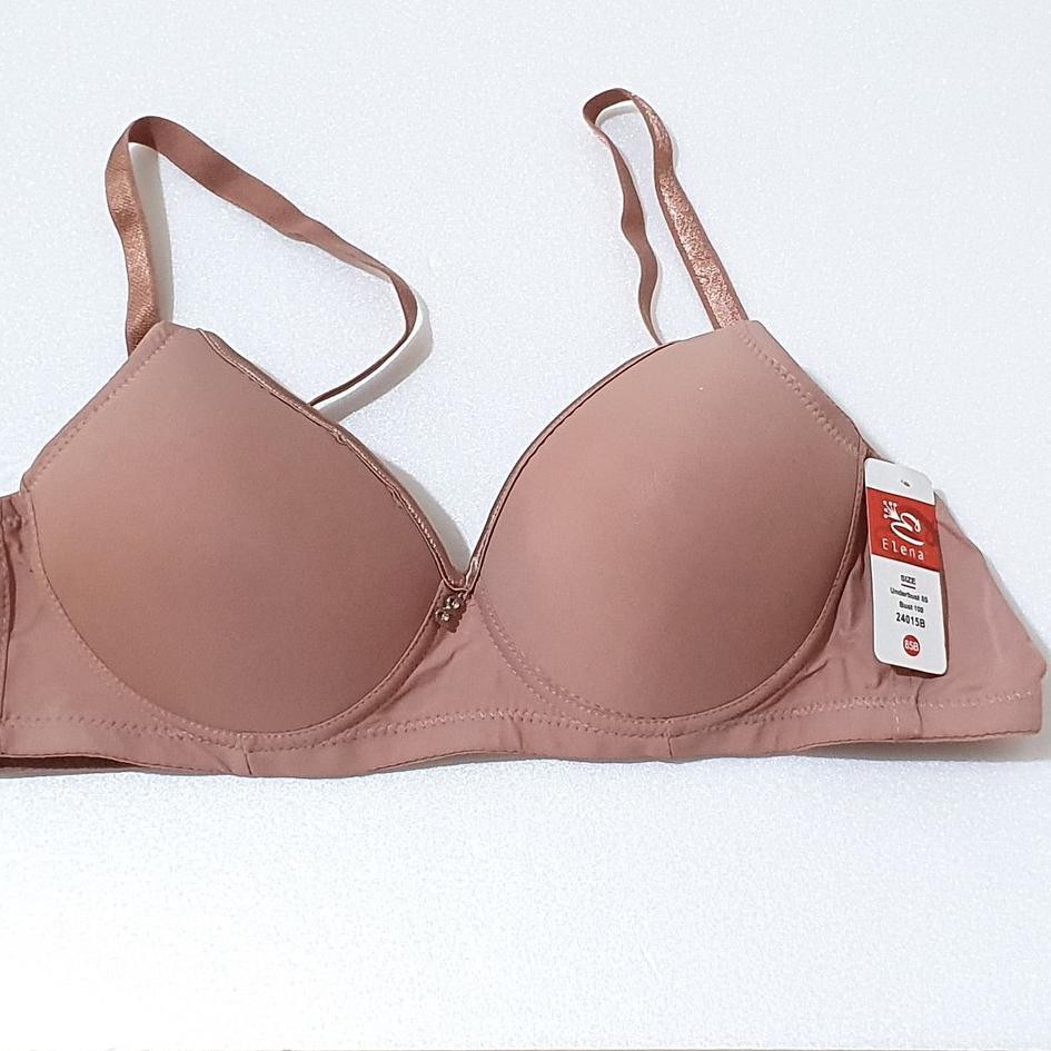 Murah Banget HGRKQ Bra / BH Elena 24015B (Busa Tipis, Tanpa Kawat, Bisa Lepas Tali, Kait 2, Cup B) 6