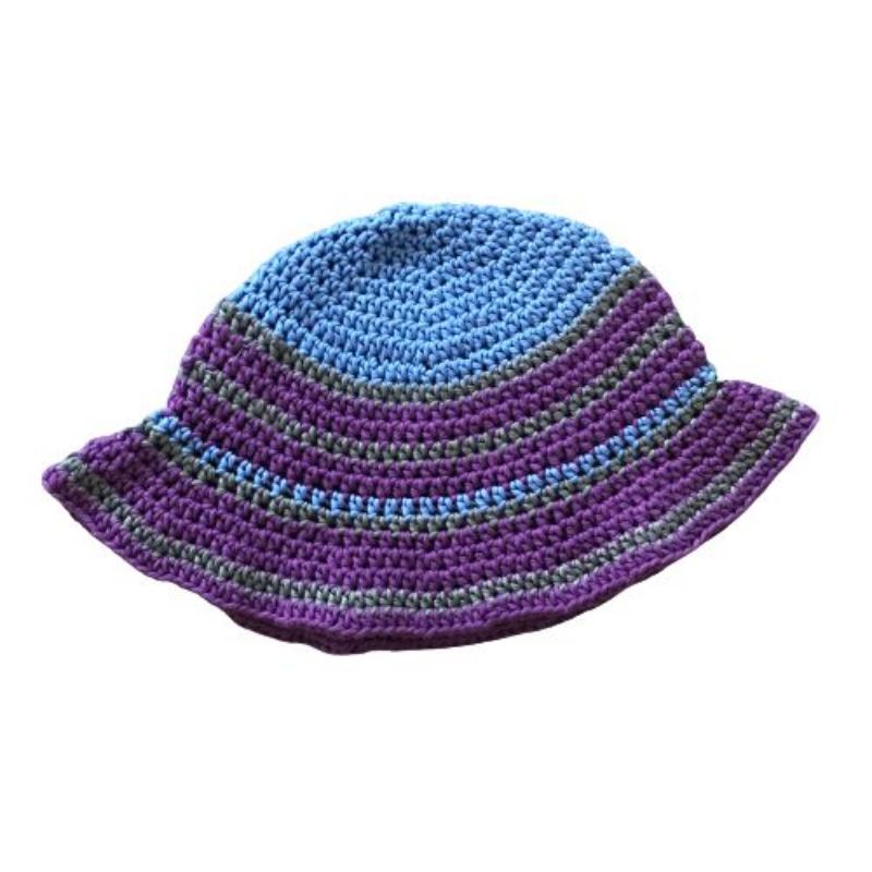 BLUEBERRY BUCKET HAT (TOPI RAJUT SAMALARAS)