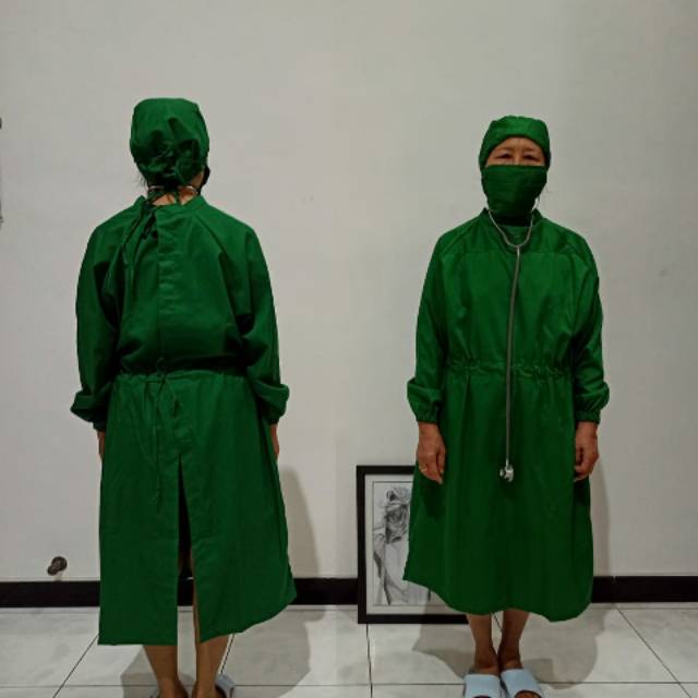 APD baju OK / Baju Ok / Gown OK / Jubah OK /Surgical Gown