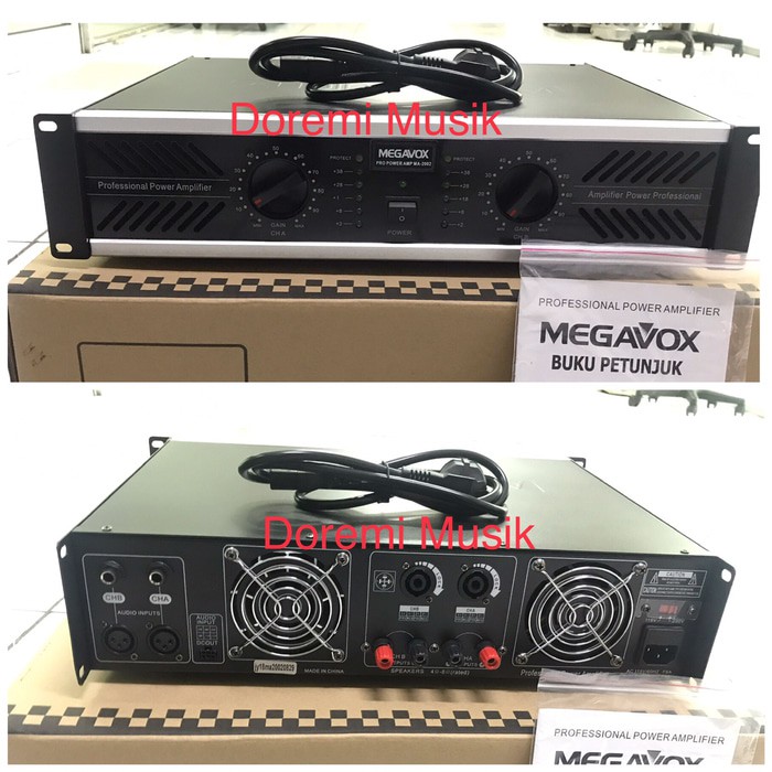 Power Amplifier Megavox Ma 2002 Original