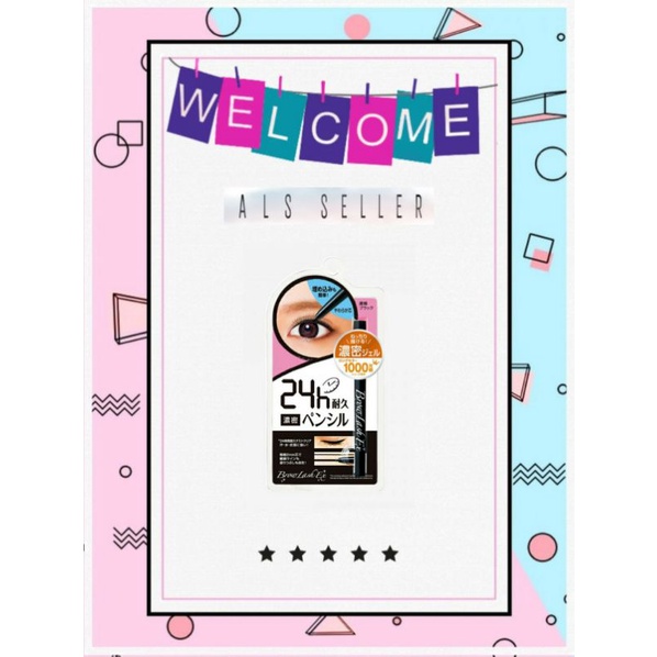 

✨BCL BROWLASHEX SLIM GEL PENCIL - BLACK (2 MM )✨