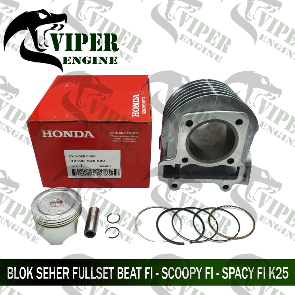 [ BISA COD ] BLOK SEHER KODE K25 BEAT BEAT FI POP ECO STREET SCOOPY VARIO 110 FI ESP BLOCK AIR CYLIN