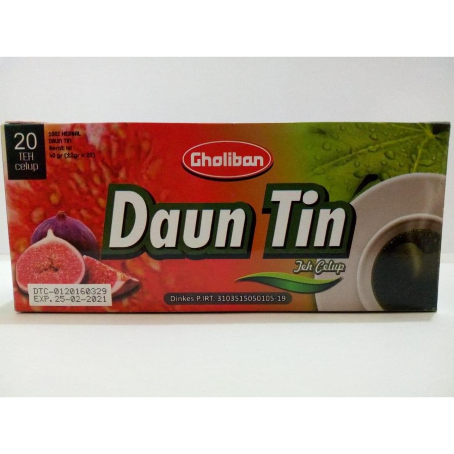 

Teh Herbal Celup Daun Tin Gholiban isi 20pcs original produk