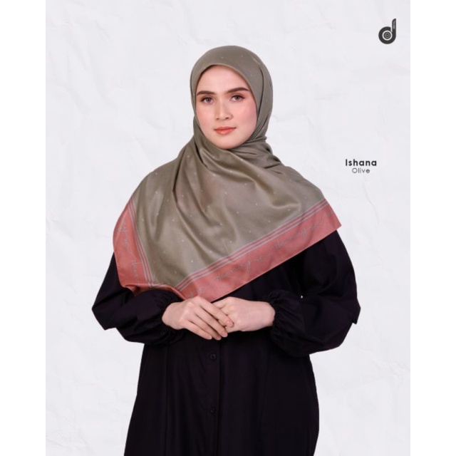 HIJAB DEENAY ISHANA OLIVE ORIGINAL