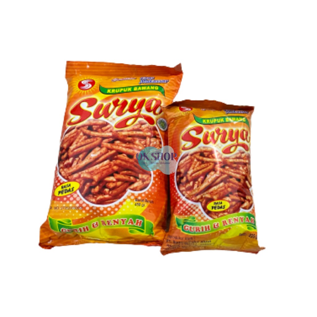 Kerupuk Bawang Surya ASLI Makassar