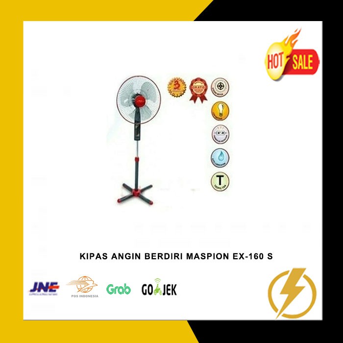 Jual STAND FAN KIPAS ANGIN BERDIRI MASPION EX 160S Shopee Indonesia