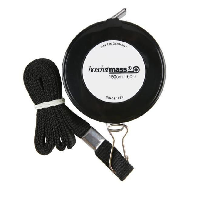 Modern.>561VR  Hoechst Mass Rondo - Meteran Jerman Kain Bahan Roll Measuring Tape - Merah