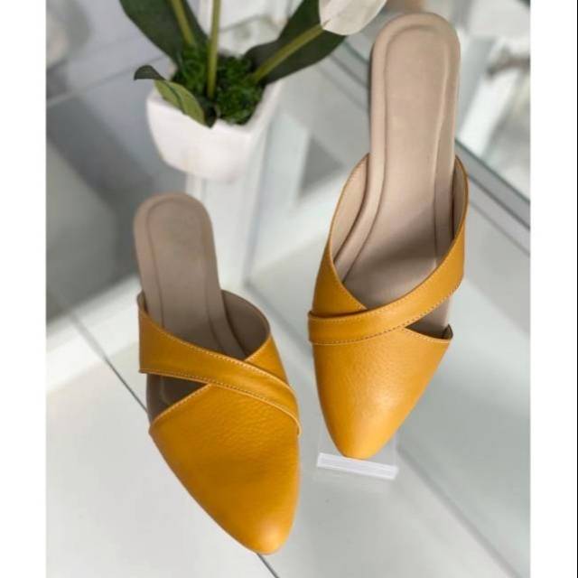 SANDAL FLAT SHOES WANITA / SANDAL WANITA PAPIRUT / SANDAL KULIT GARUT / SANDAL KULIT PAPIRUT