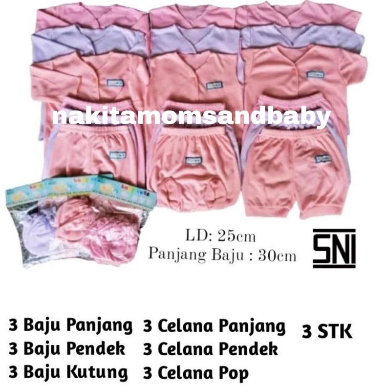 21pc Paket Platinum perlengkapan pakaian baju bayi celana kado sarung tangan baru lahir newborn SNI  Promo 8.8