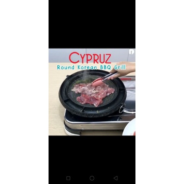 Cypruz Round Korean BBQ Grill (panggangan)