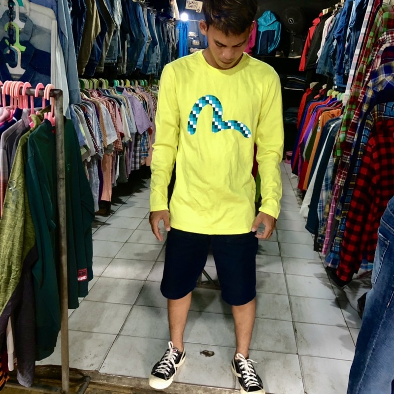 kaos evisu size M-pria/cowok-bekas/second/prilove original