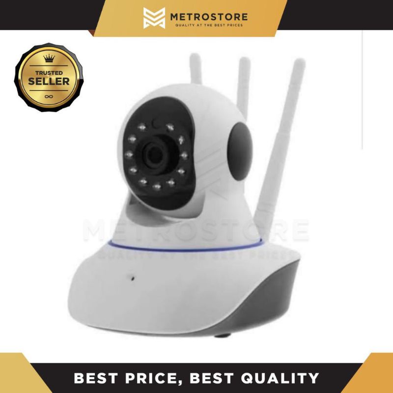 Wifi Smart Net Camera IP 1080P V380 Pro IPCam CCTV Wifi 3 Antena