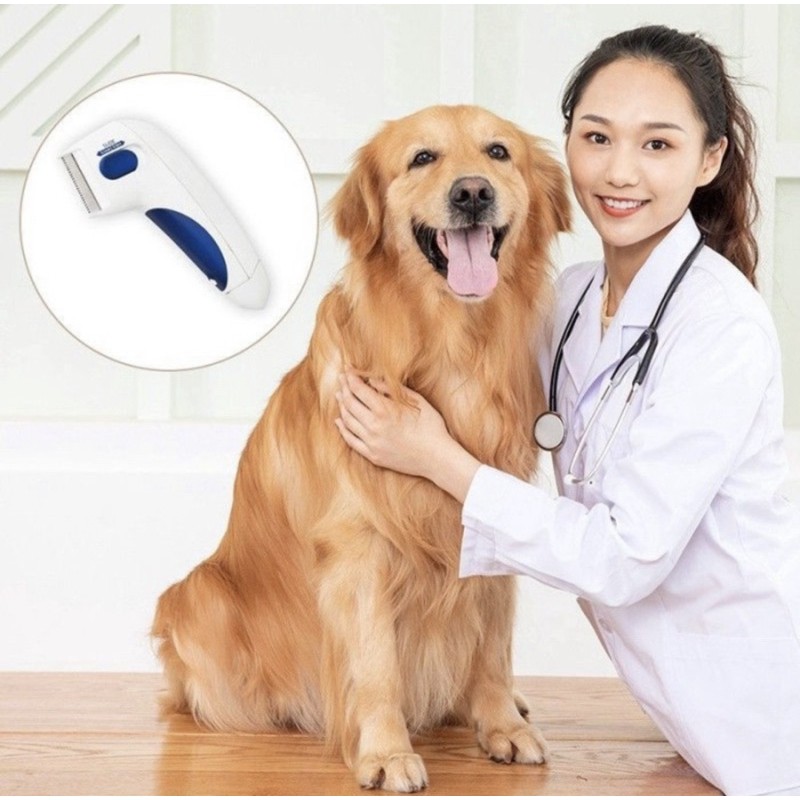 sisir kutu anjing/kucing elektrik