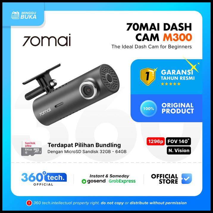 70Mai Dash Cam M300 1296P Fov 140 Night Vision 70Mai M300 Garansi