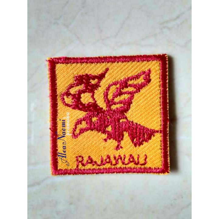 tanda regu pramuka bordir rajawali berkwalitas